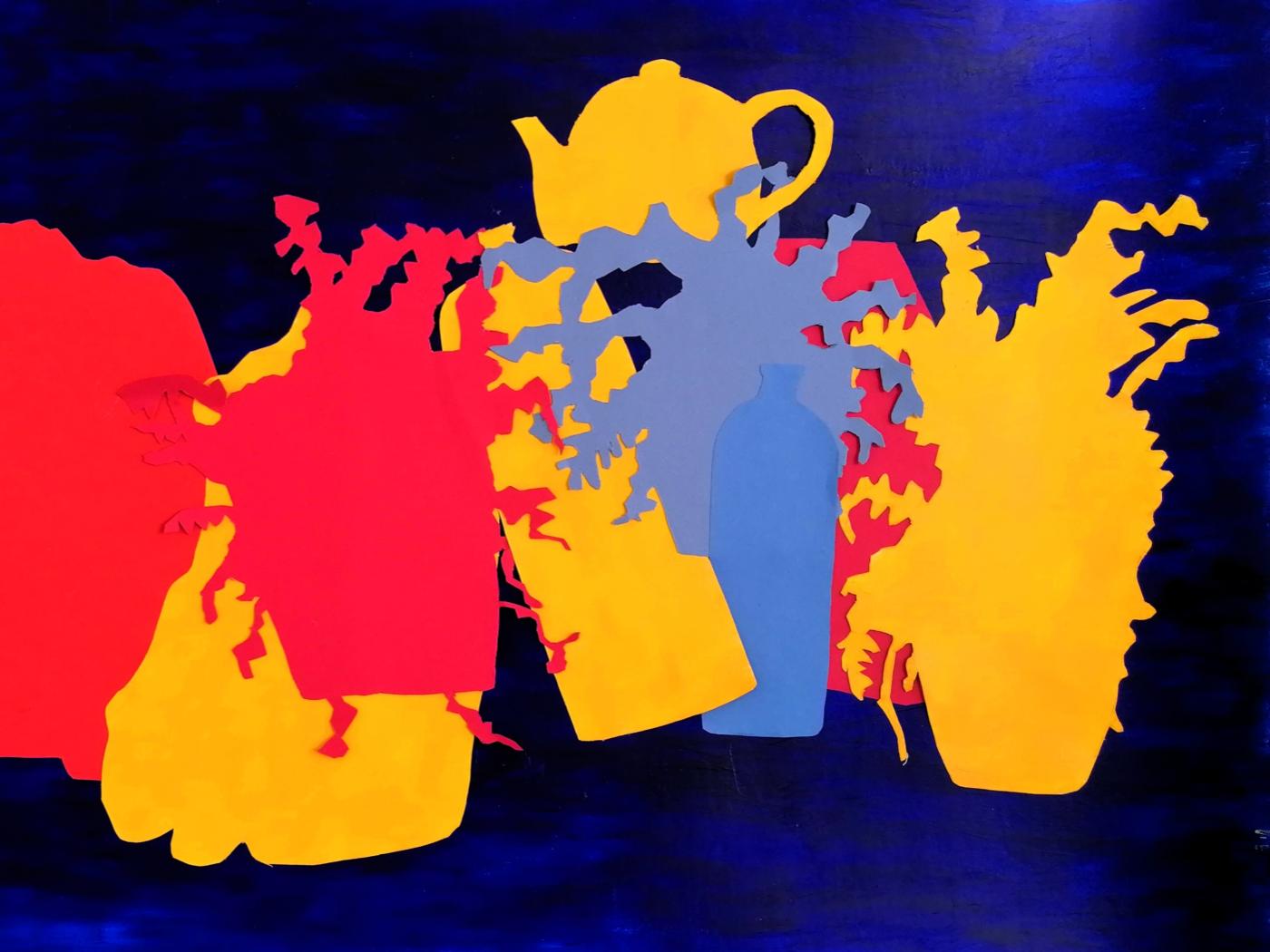 Collage tafeltaferelen van Cinta Vanhoutteghem